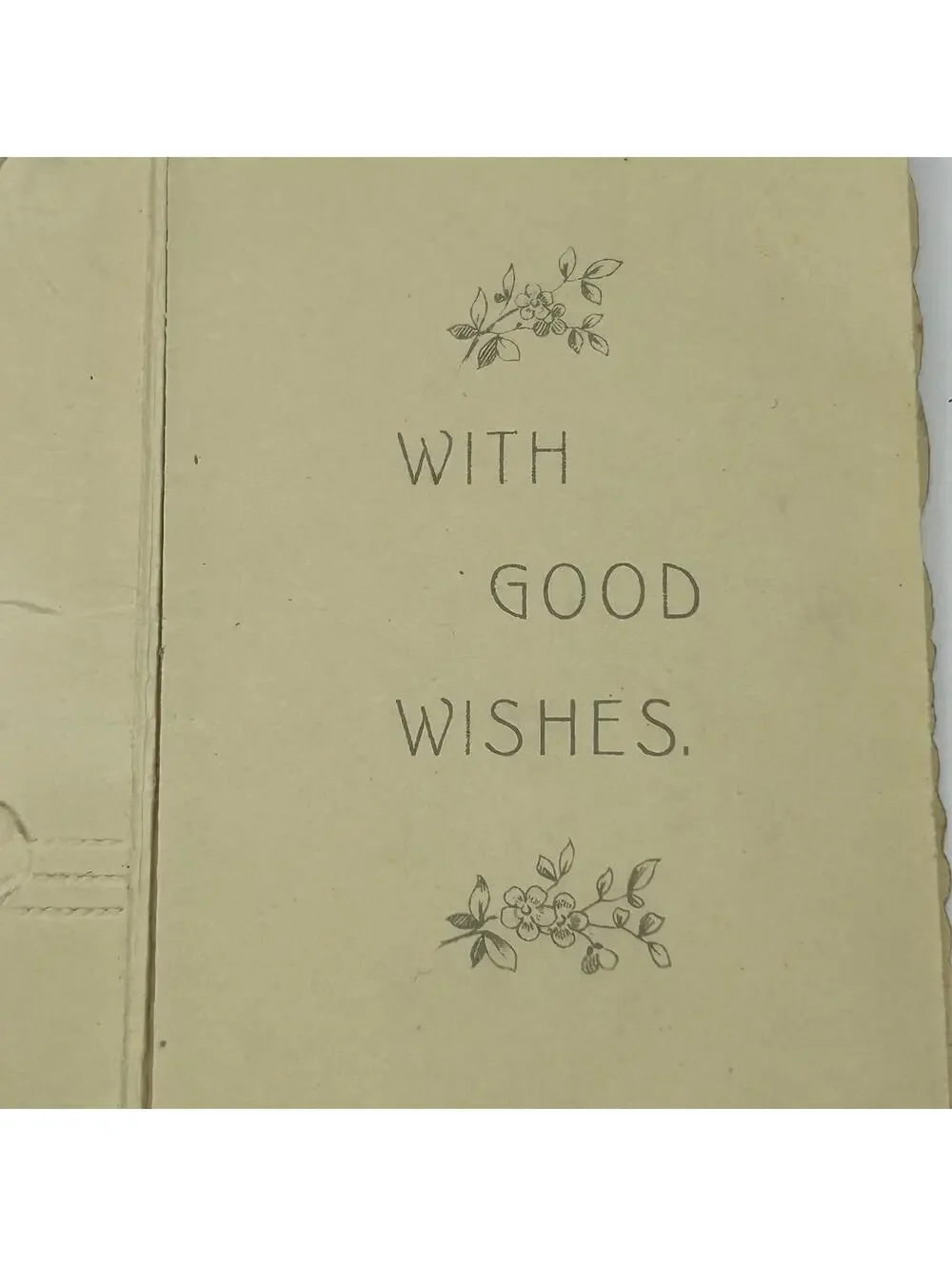 Antique Die-Cut Embossed Greeting Card Booklet Pansies 1900-1915 Gilt Poem F2